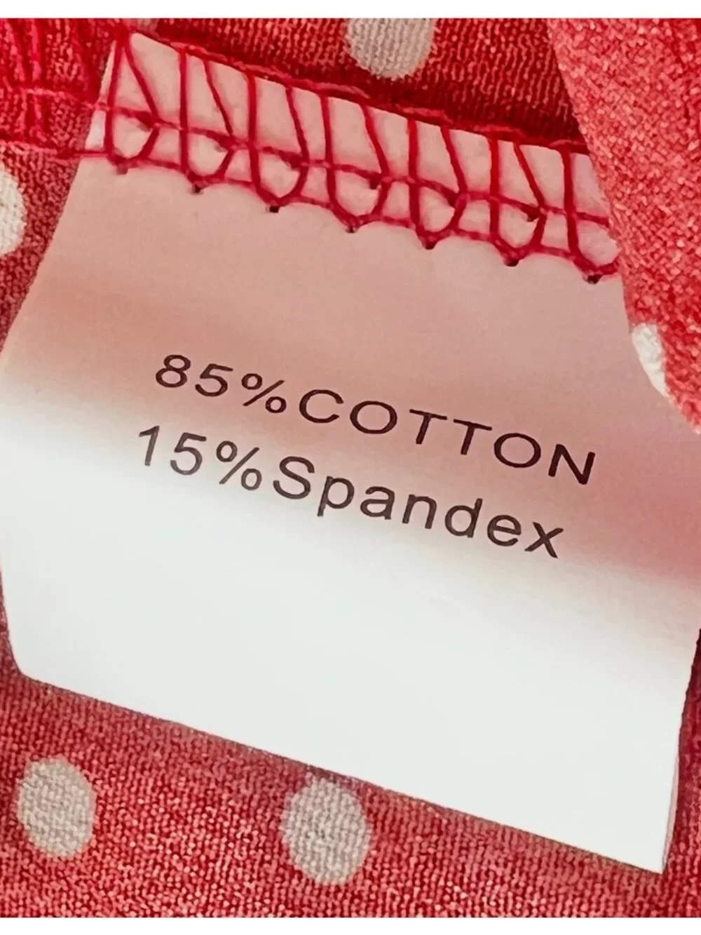 Naggoo Red & White Polka Dot Pleated Skirt Or Strapless Dress Cotton Blend XL Ne - Picture 11 of 13